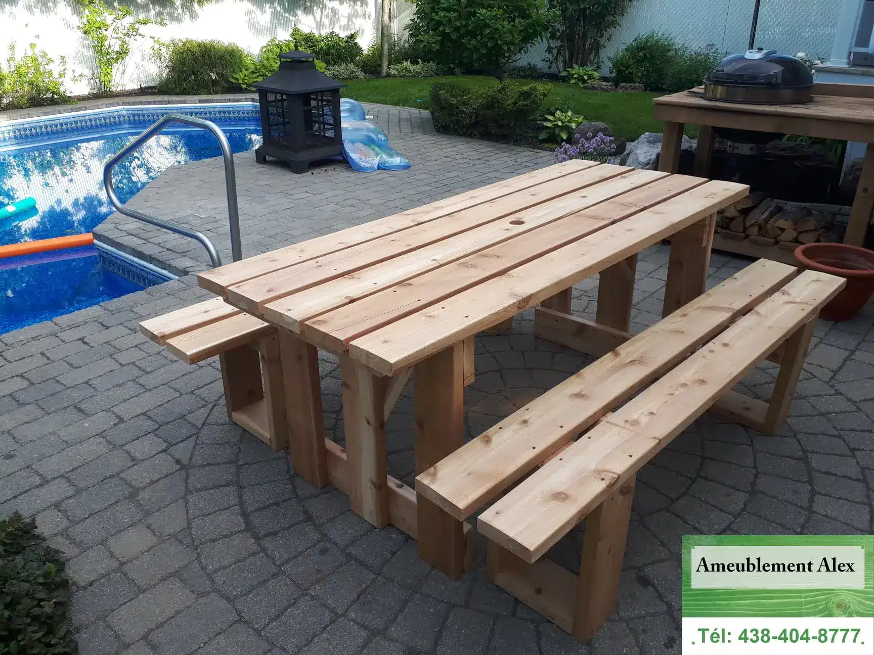 2×6 Sans banc cedre